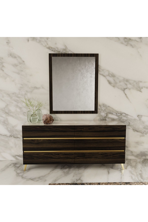 Dark Eucalyptus 6-Drawer Dresser | OROA Modern Velondra | Oroa.com