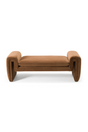 Modern or European furniture - Brown Velvet Bench - link to oroa.com