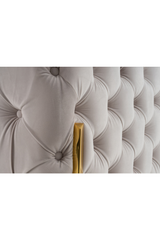 Button-Tufted Velvet Lounge Chair | OROA Modern Clarice | Oroa.com