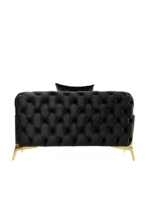 Button-Tufted Velvet Lounge Chair | OROA Modern Clarice | Oroa.com