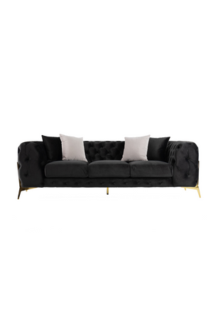 Button-Tufted Velvet Sofa | OROA Modern Clarice | Oroa.com