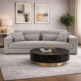 Gray Fabric Sofa | OROA Modern Loki