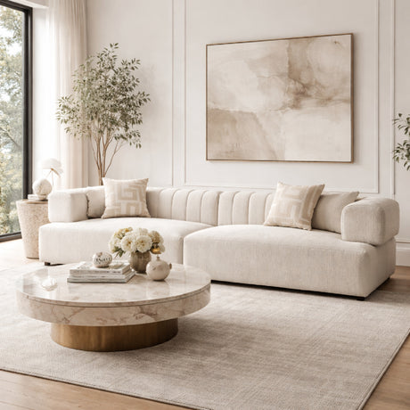   Square-Armed 2-Piece Sofa | Oroa.com