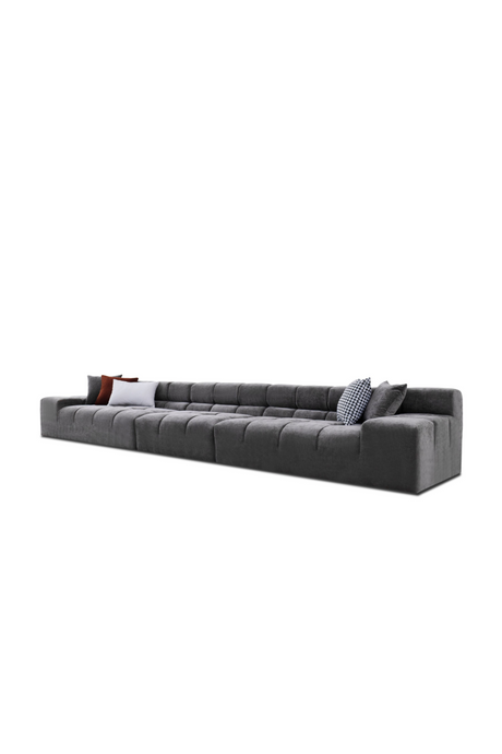 Gray Tufted Sofa | OROA Modern Rhonda | Oroa.com
