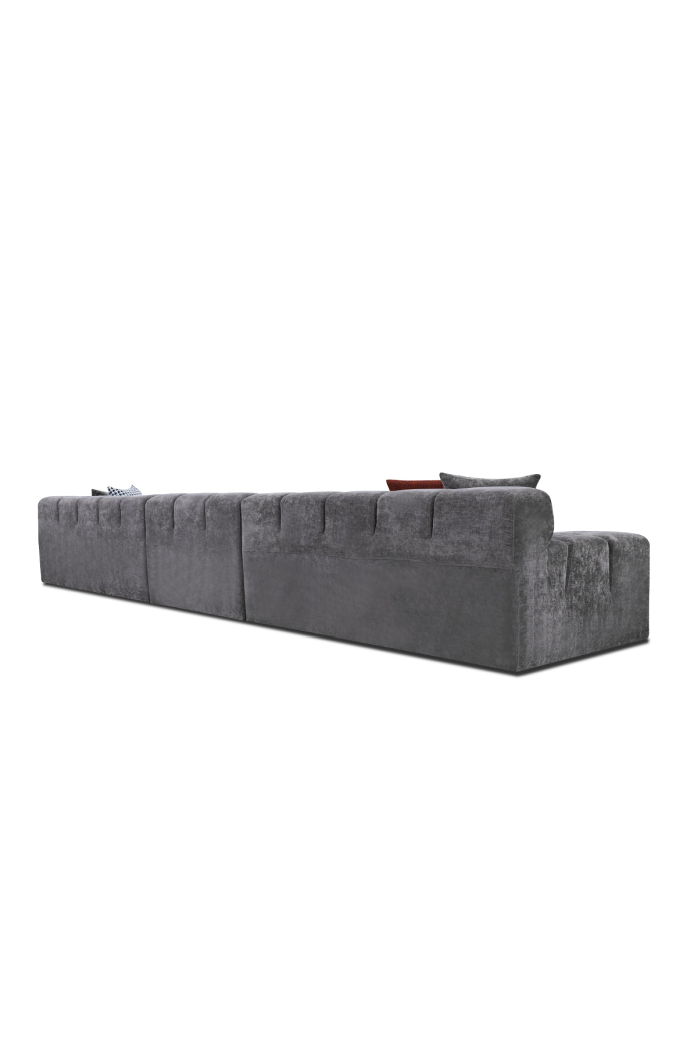 Gray Tufted Sofa | OROA Modern Rhonda | Oroa.com