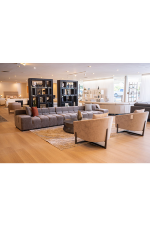 Gray Tufted Sofa | OROA Modern Rhonda | Oroa.com