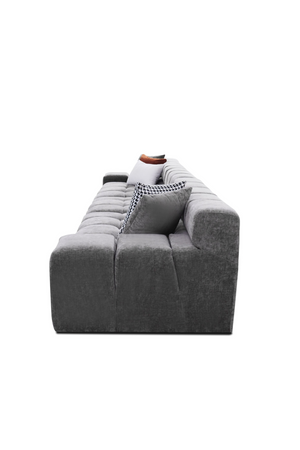 Gray Tufted Sofa | OROA Modern Rhonda | Oroa.com