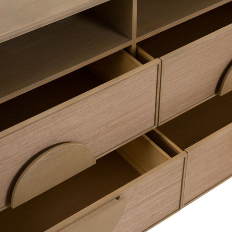 Modern European furniture - Solid Oak 4-Drawer Dresser - www.oroa.com