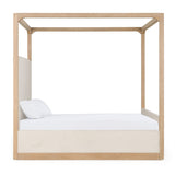 Oak Canopy King Bed | OROA Modern Sergio