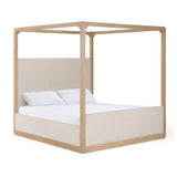 Oak Canopy King Bed | OROA Modern Sergio
