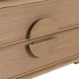 Solid Oak 2-Drawer Nightstand | OROA Modern Sergio