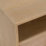 Solid Oak 2-Drawer Nightstand | OROA Modern Sergio