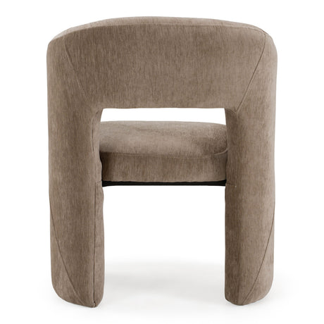 Modern European furniture - Tan Fabric Dining Chair - www.oroa.com