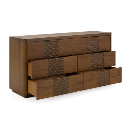 Modern European furniture - Acacia Modern 6-Drawer Dresser - www.oroa.com