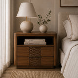 Acacia Modern 2-Drawer Nightstand | OROA Modern Salazar