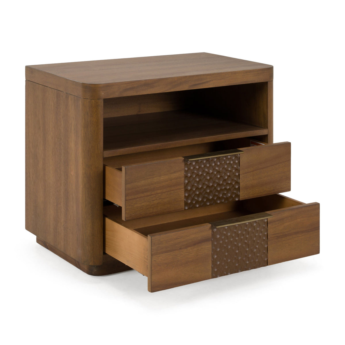 Acacia Modern 2-Drawer Nightstand | OROA Modern Salazar
