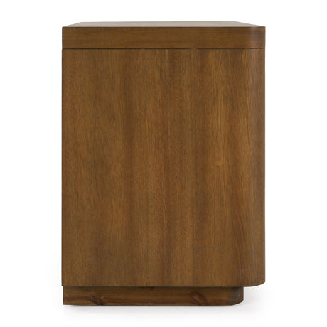 Modern European furniture - Acacia Modern 2-Drawer Nightstand - www.oroa.com