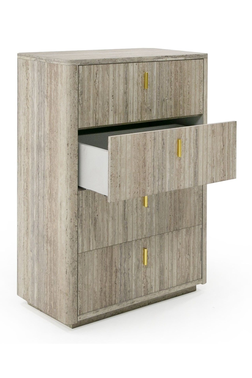 Travertine 4-Drawer Desk | OROA Modern Roma | Oroa.com