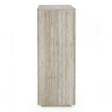 Travertine 4-Drawer Desk | OROA Modern Roma | Oroa.com