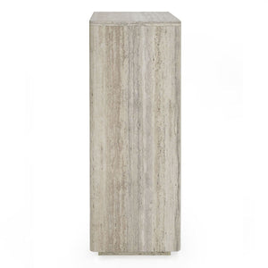   Travertine 4-Drawer Desk | Oroa.com