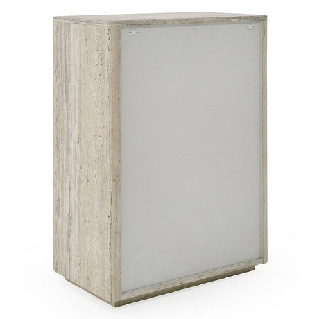 Travertine 4-Drawer Desk | OROA Modern Roma | Oroa.com