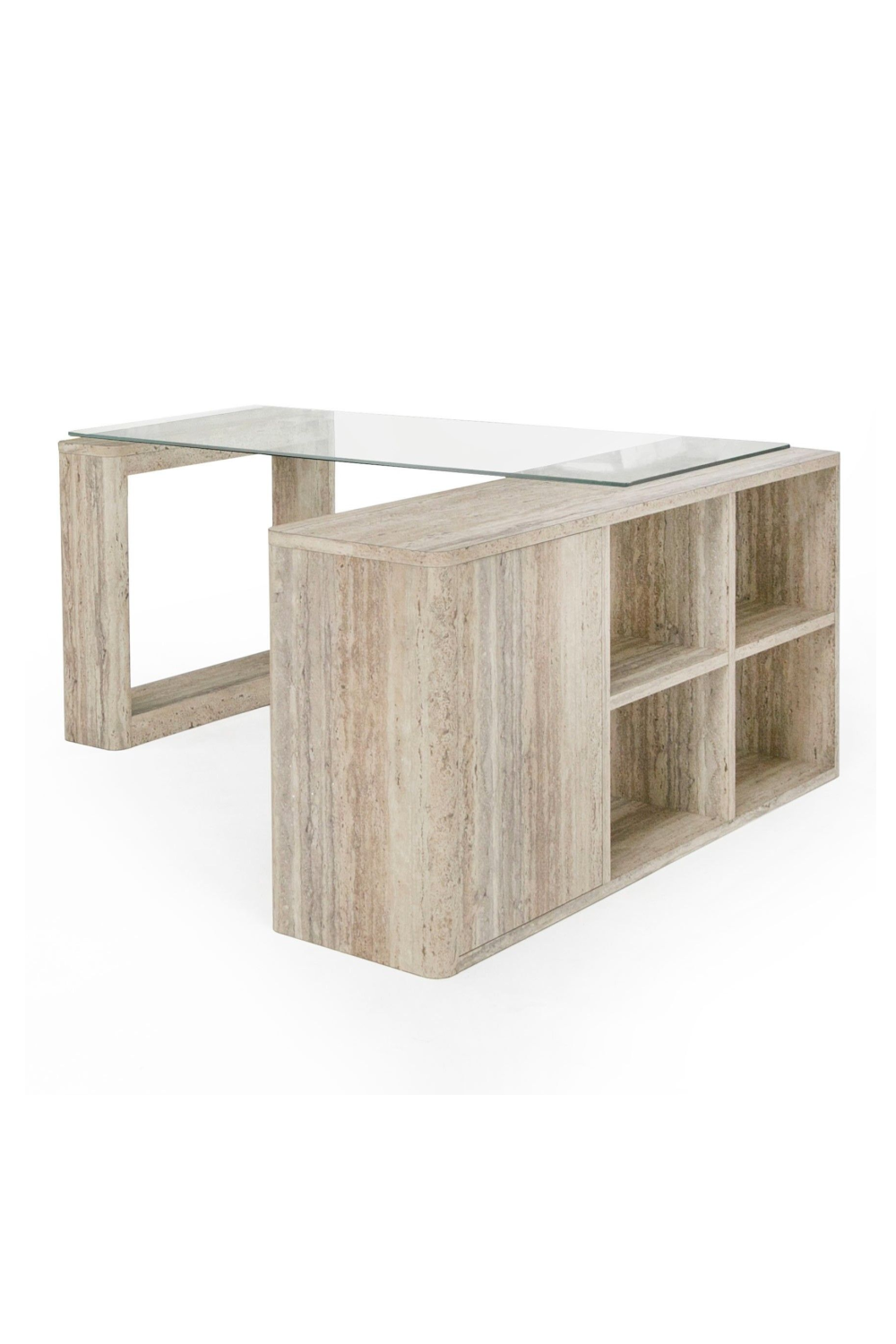 Travertine Reversible Desk | OROA Modern Roma | Oroa.com