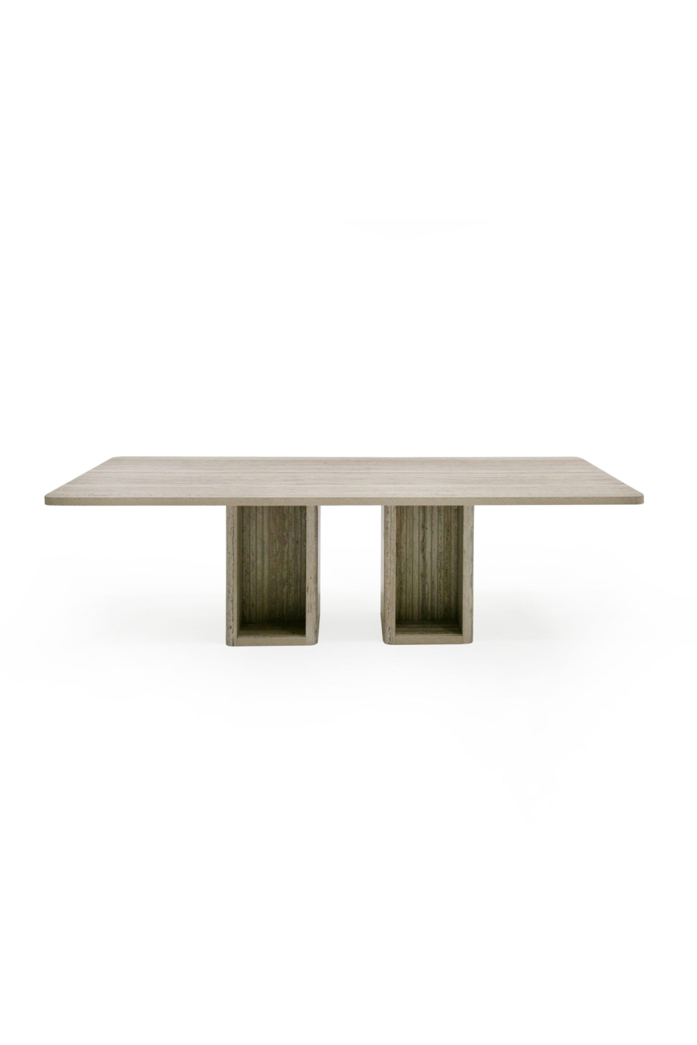 Rectangular Travertine Dining Table | OROA Modern Roma | Oroa.com
