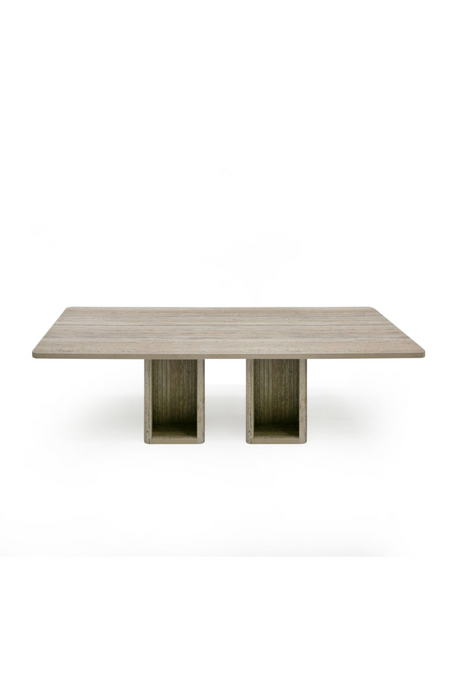 Rectangular Travertine Dining Table | OROA Modern Roma | Oroa.com