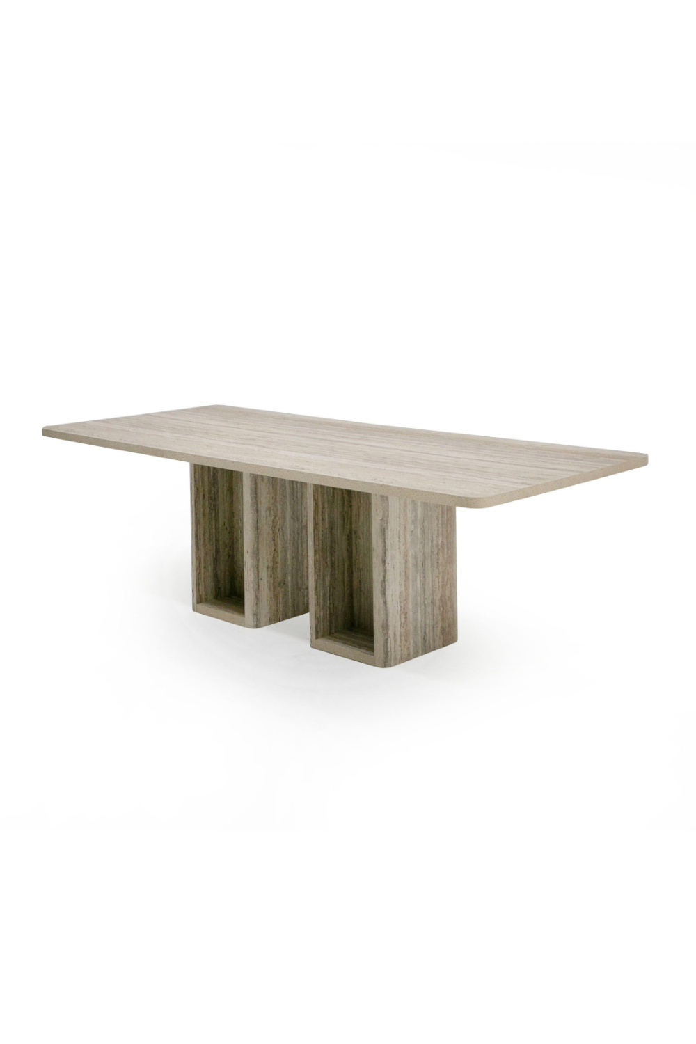 Rectangular Travertine Dining Table | OROA Modern Roma | Oroa.com