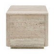 Travertine End Table – Roma – alternate view 6