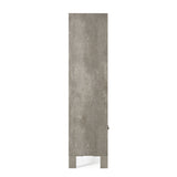 Brown Oak & Concrete Bookcase | OROA Modern Boston