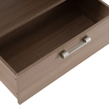 Brown Oak & Concrete Bookcase | OROA Modern Boston