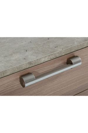 Brown Oak 2-Drawer Nightstand | OROA Modern Boston | Oroa.com