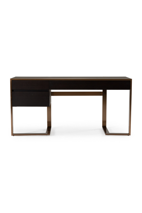 Rosegold Framed 3-Drawer Desk | OROA Modern Fauna | Oroa.com