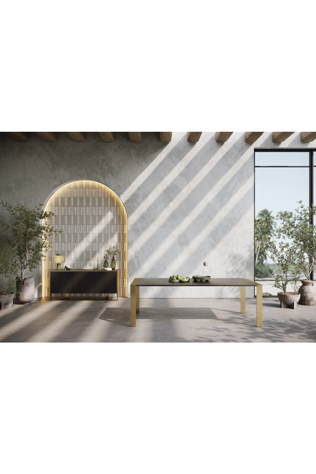 Wenge Veneer 3-Door Sideboard | OROA Modern Fauna | Oroa.com