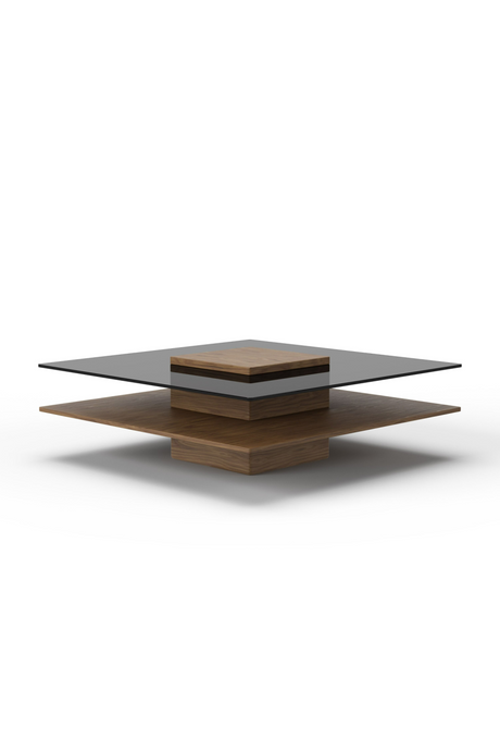 Glass & Wood Coffee Table | OROA Modern Clarion | Oroa.com