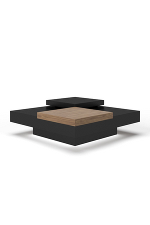 Black Adjustable Storage Coffee Table | OROA Modern Ambry | Oroa.com