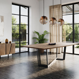   Rectangular Walnut Dining Table | Oroa.com