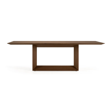 Modern European furniture - Wooden Beveled Edge Dining Table - www.oroa.com