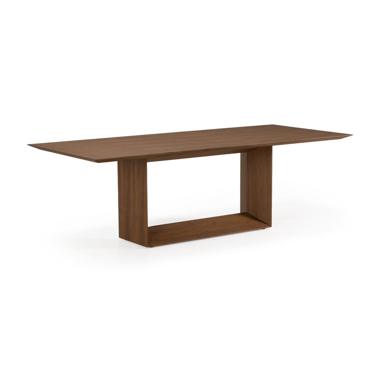 Wooden Beveled Edge Dining Table | OROA Modern Channa