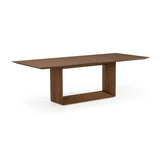 Wooden Beveled Edge Dining Table | OROA Modern Channa