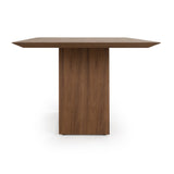 Wooden Beveled Edge Dining Table | OROA Modern Channa