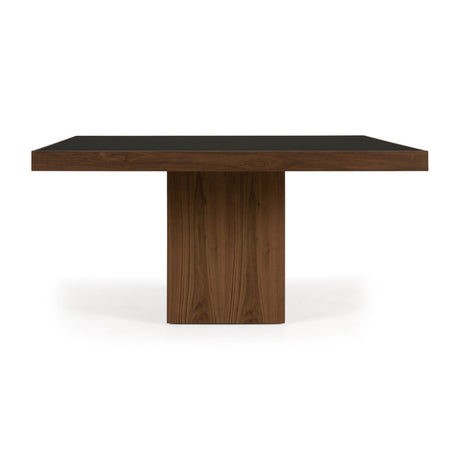 Modern European furniture - Black Glass Square Dining Table - www.oroa.com