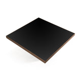 Black Glass Square Dining Table | OROA Modern Osuna