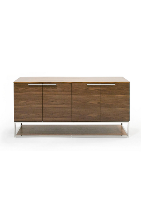 Walnut 4-Door Sideboard | OROA Modern Heloise | Oroa.com