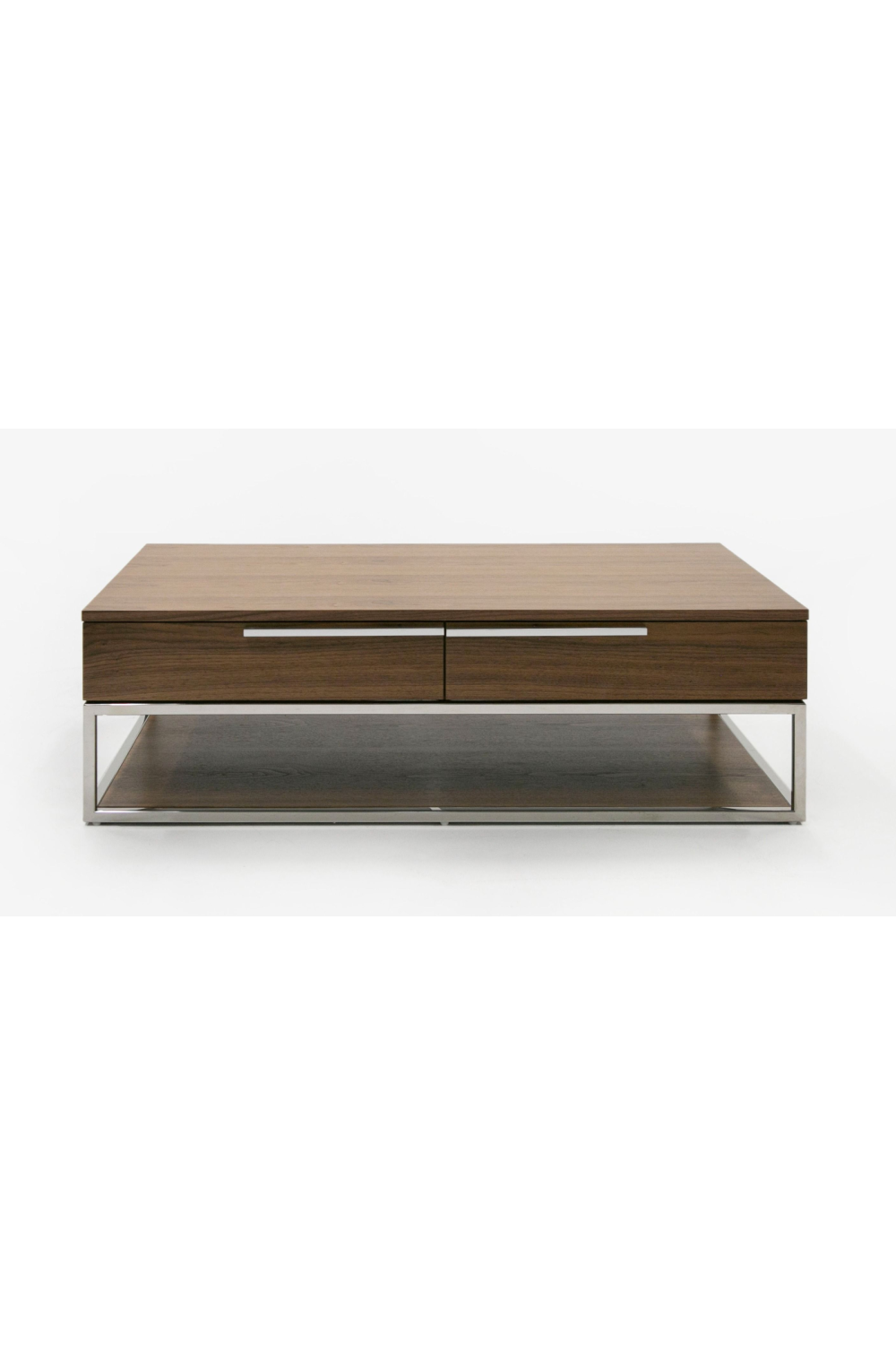 Walnut Veneer 2-Drawer Coffee Table | OROA Modern Heloise | Oroa.com