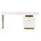 White Gloss 4-Drawer Desk | OROA Modern Trahan | Oroa.com