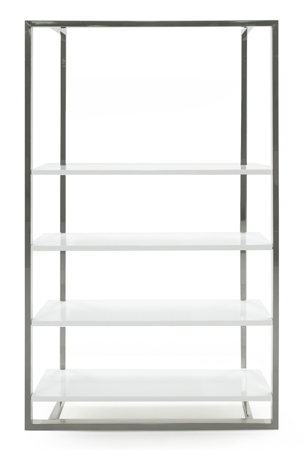 White High-Gloss Bookshelf | OROA Modern Fauna | Oroa.com