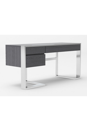 Gray Elm 3-Drawer Desk | OROA Modern Fauna | Oroa.com