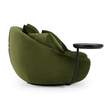 Green Velvet Swivel Lounge Chair | OROA Modern Pascal